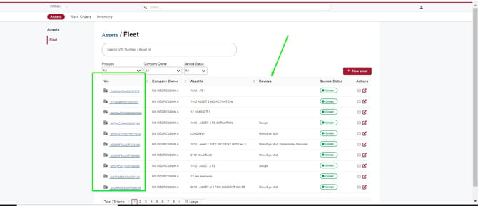 LISTA GERAL DE ASSETS